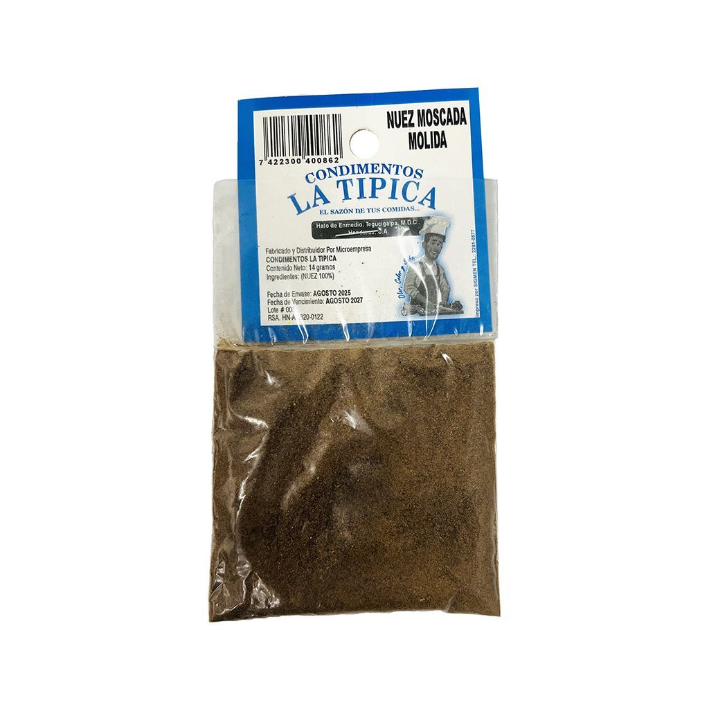 Nuez Moscada Molida 14 Gramos