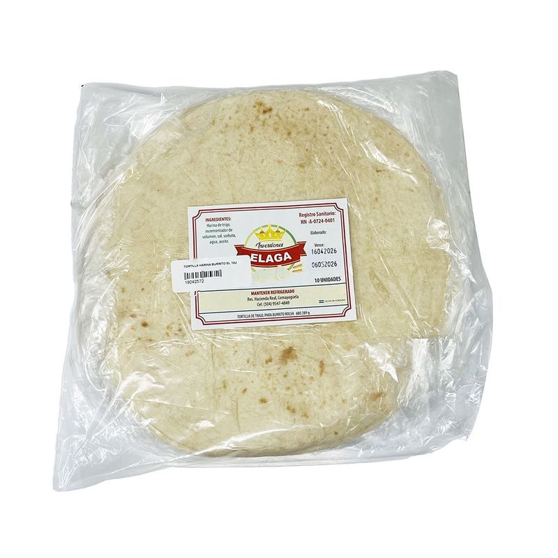 Tortilla Harina Burrito El 10u