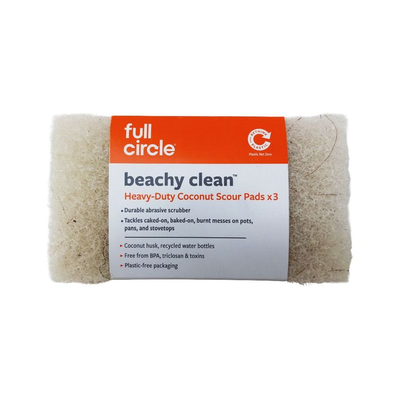 Coconut Scour Pads 3 Pack