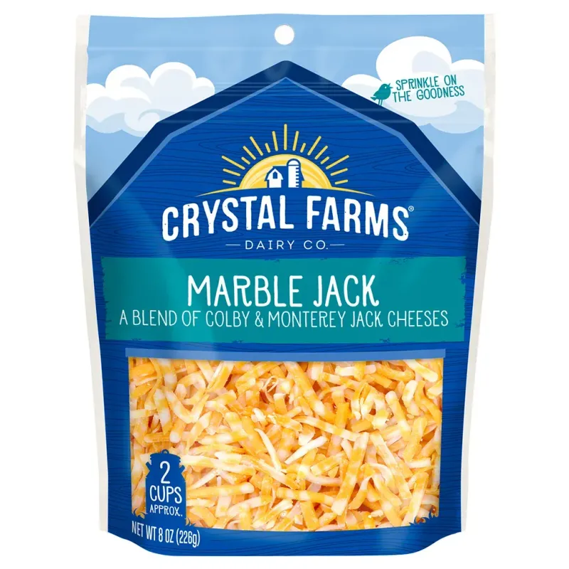 Shredded Marble Jack Cheese