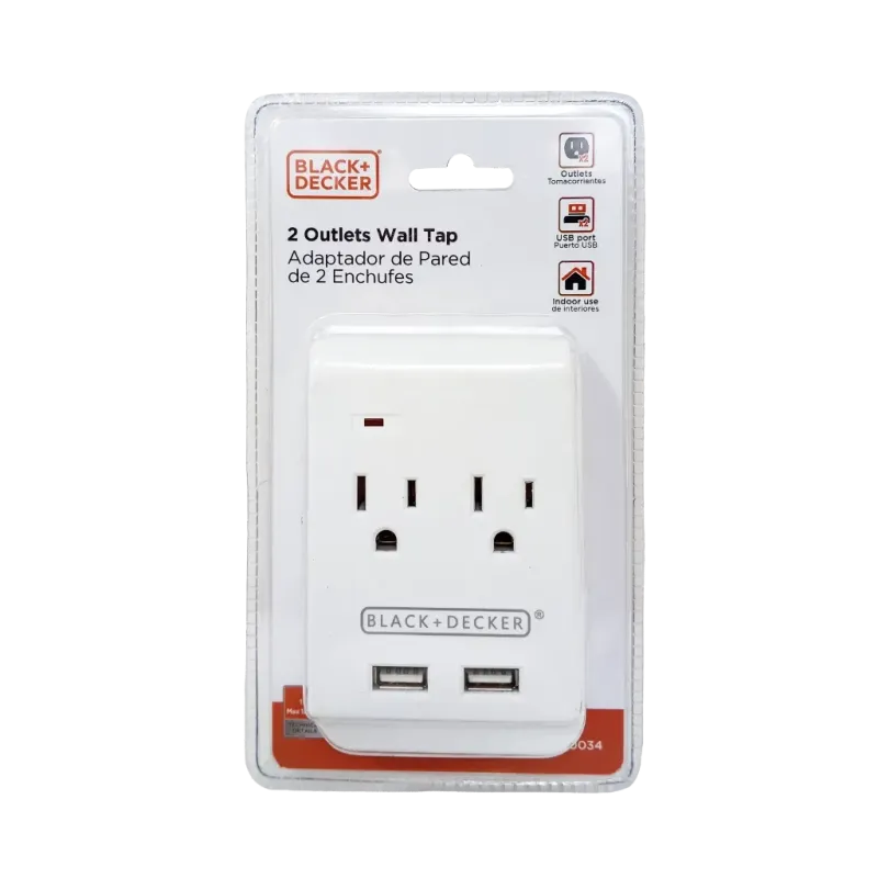 Adaptador D/2 Salidas C/usb