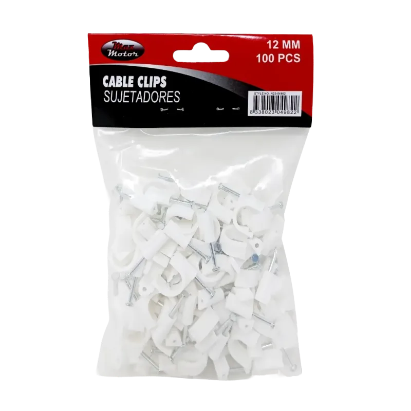 Sujetador Para Cable 100 Ct
