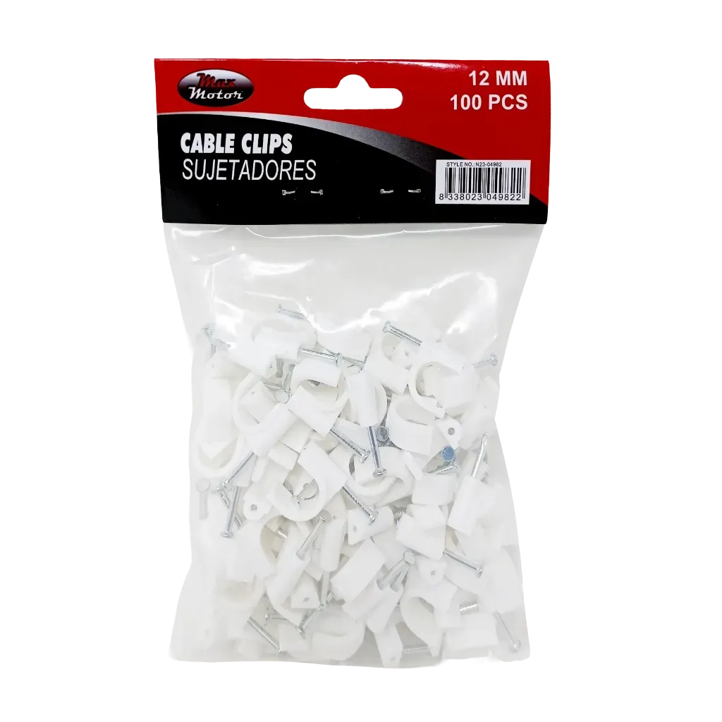 Sujetador Para Cable 100 Ct