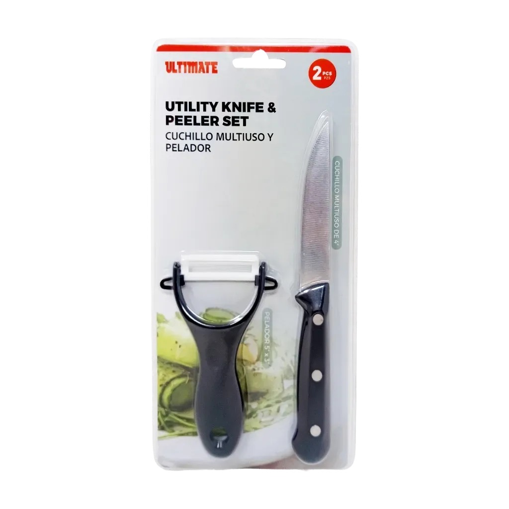 Cuchillo &amp; Pelador 2 Pcs
