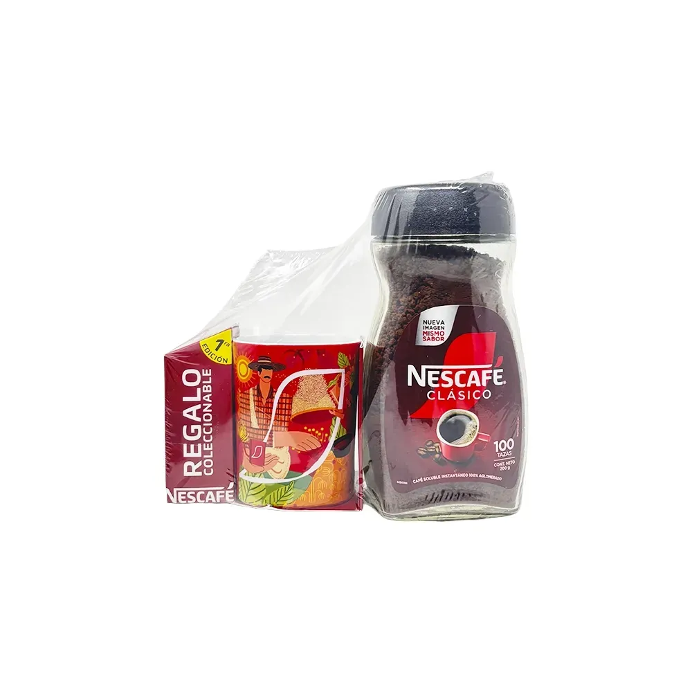 Nescafe Clasico 200gr + Taza