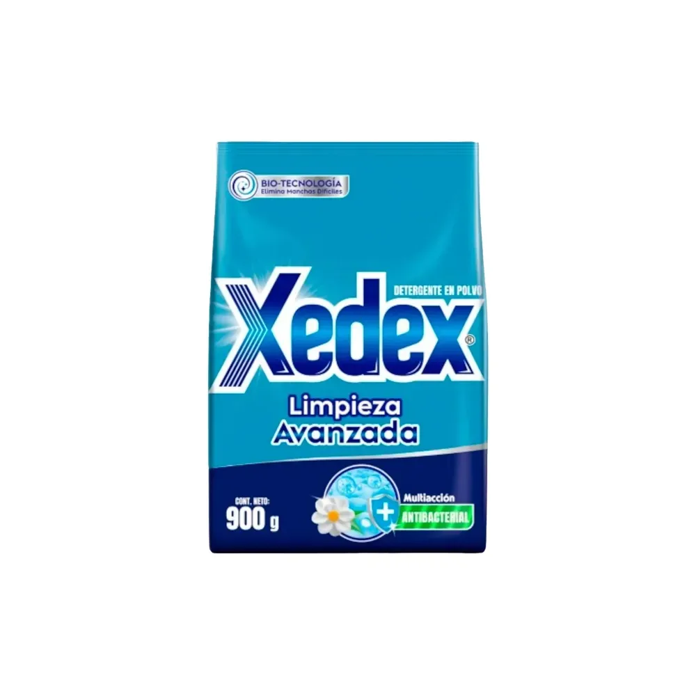 Deter/polvo Xedex/antibac900g