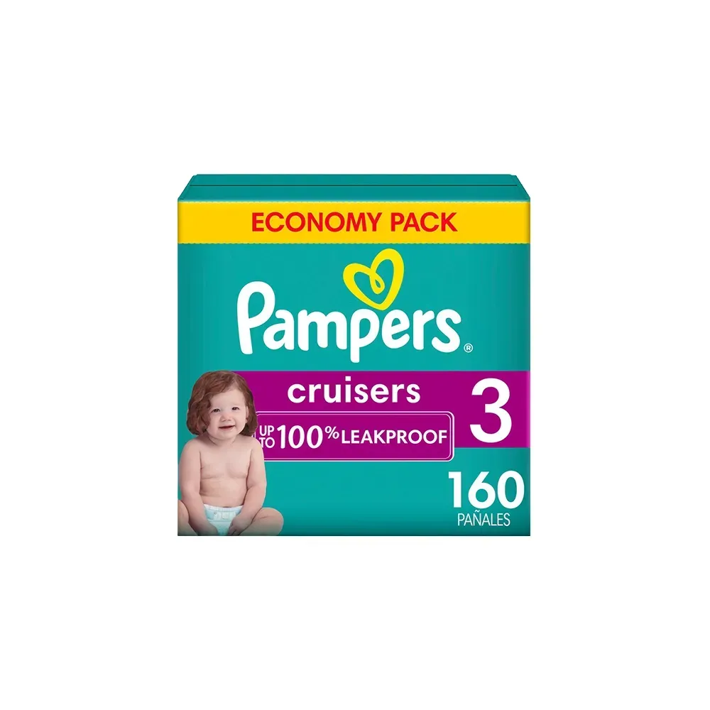 Pañal Pampers Cruisers T3 160u