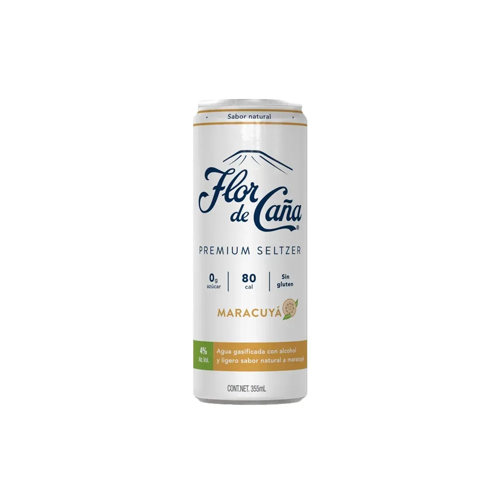 Flor/caña Seltzer Maracu 355ml