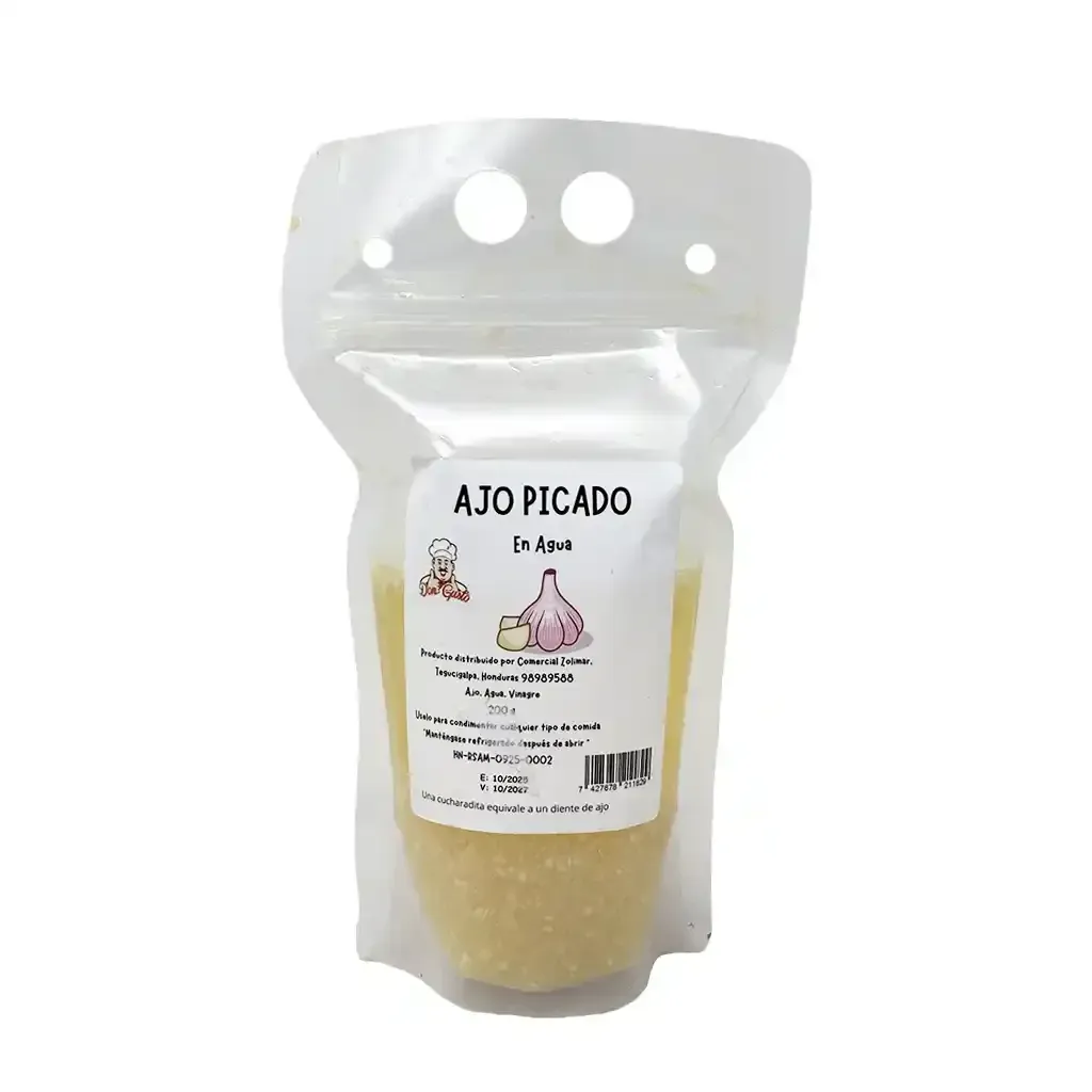Ajo Picado En Agua 200g
