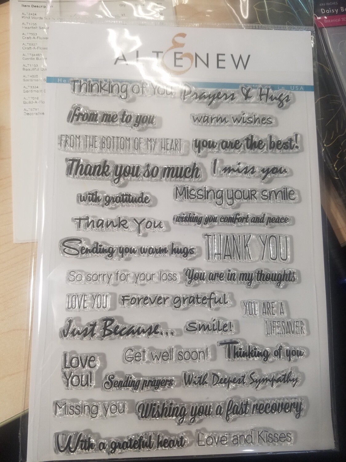 Heartfelt Sentiment Stamp Set