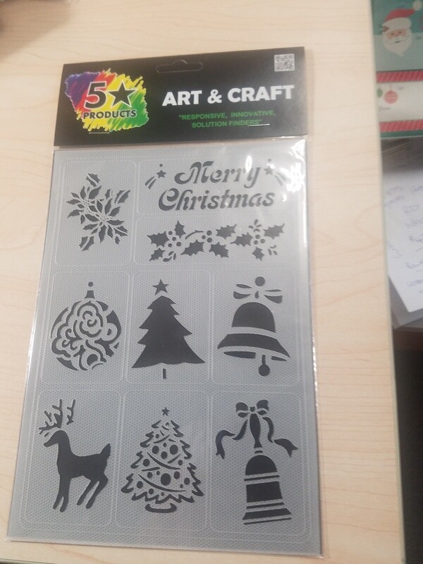 Christmas Sticky Stencils