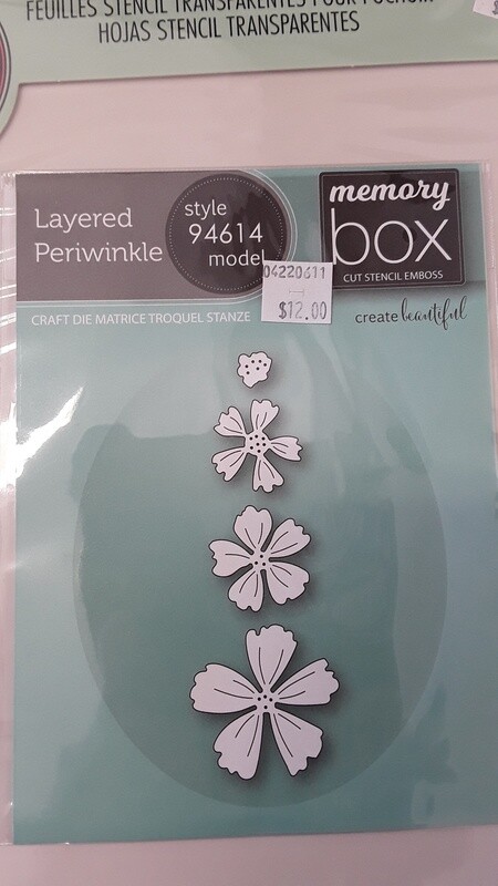 Layered Periwinkle Die