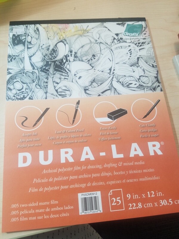 Dura-Lar Matte  Film 9x12&quot;