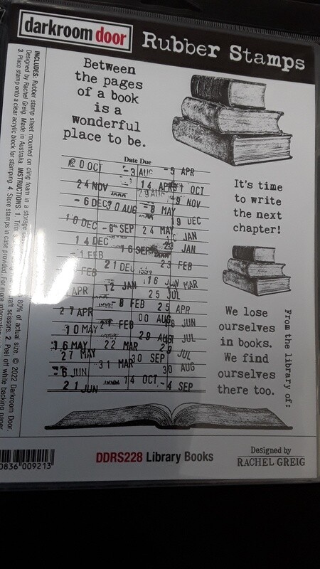 Library Book Stamp Set