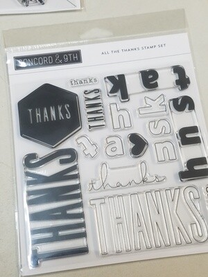All the Thanks stamp set