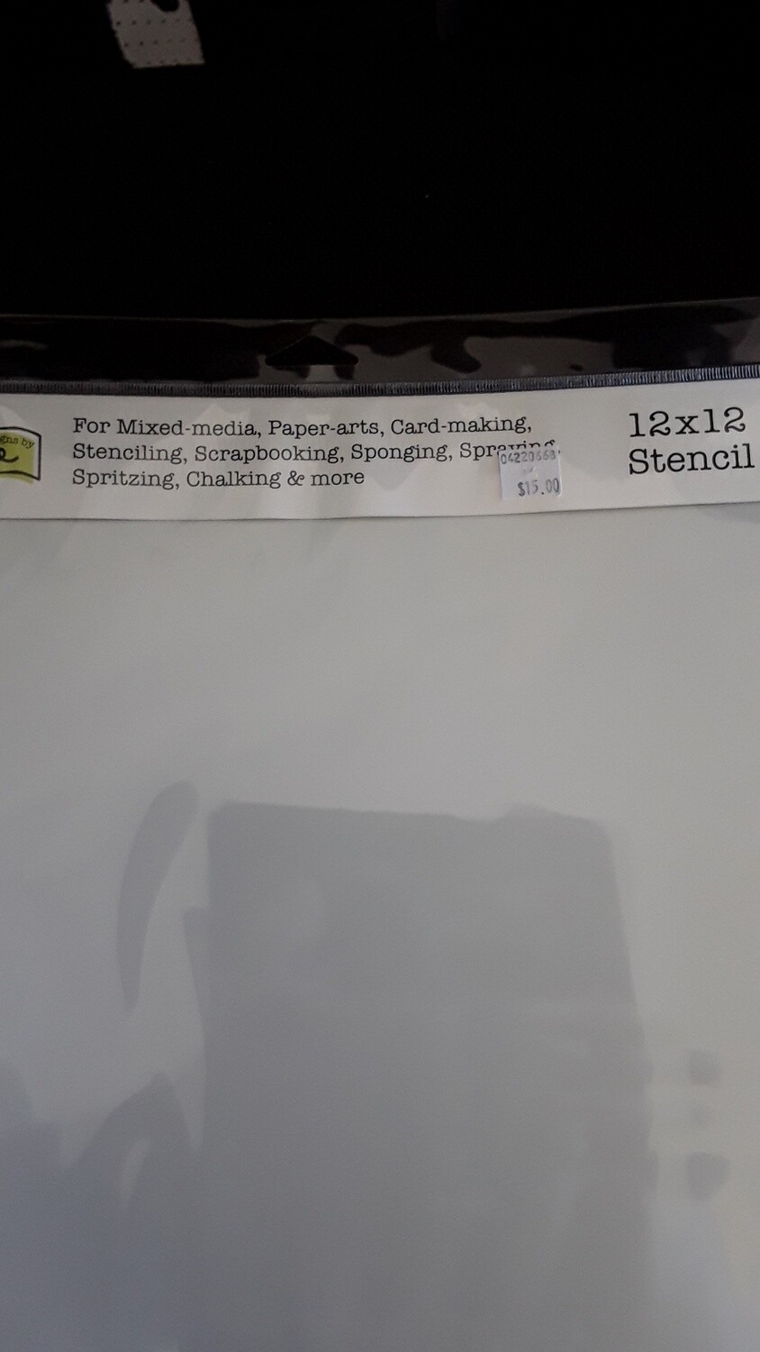 Stencil Sheet 12x12 3pk