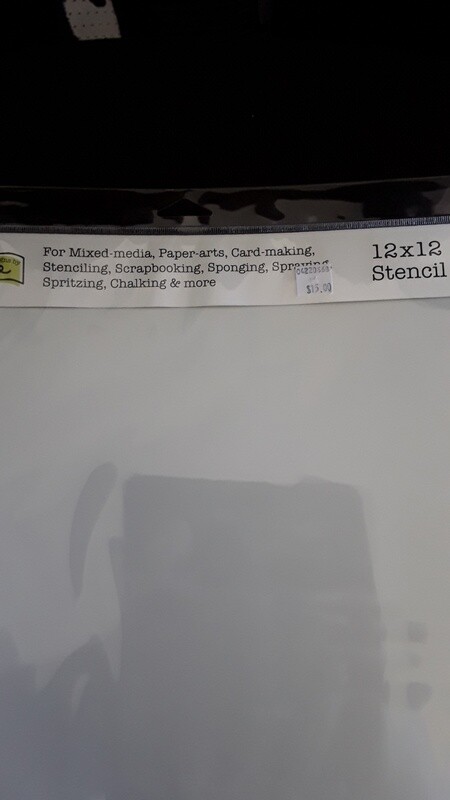 Stencil Sheet 12x12 3pk
