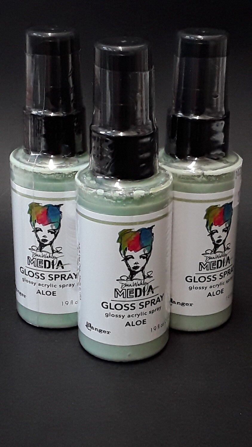 Media Gloss Sprays -  Dina Wakley, Colour: Aloe
