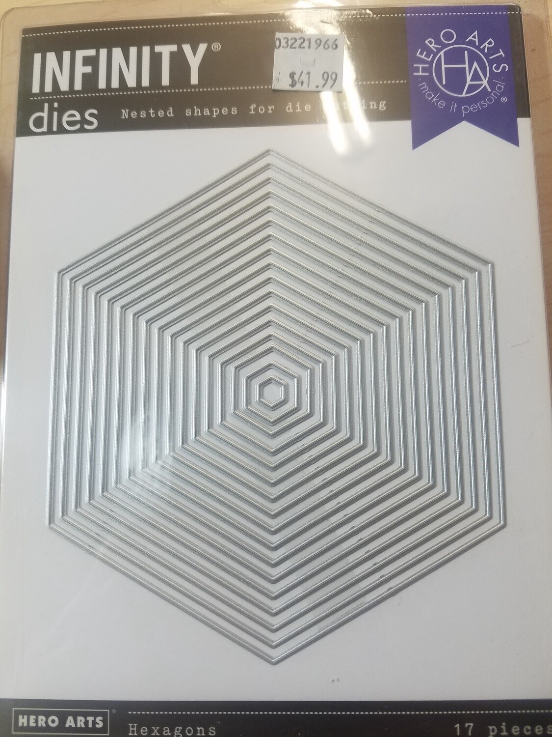 Hero Arts Infinity Dies Hexagon 17pc