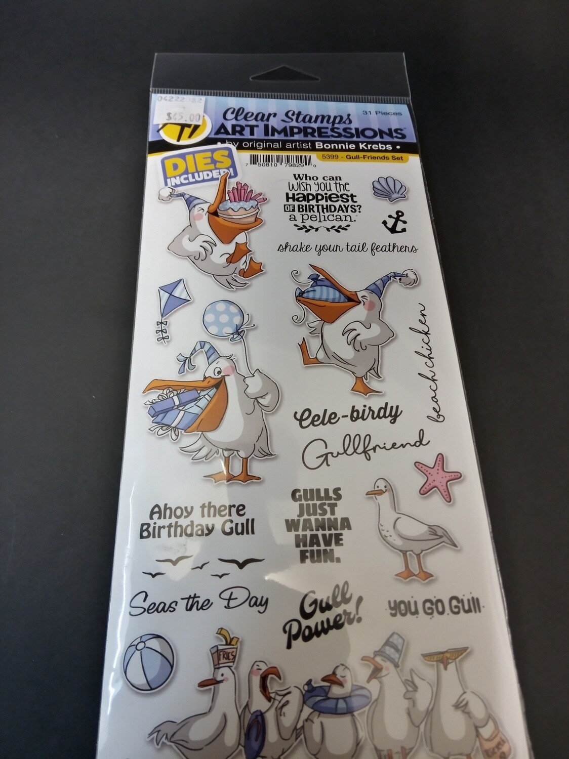 Funny Farm Stamp and Die, Theme: Gull Friends