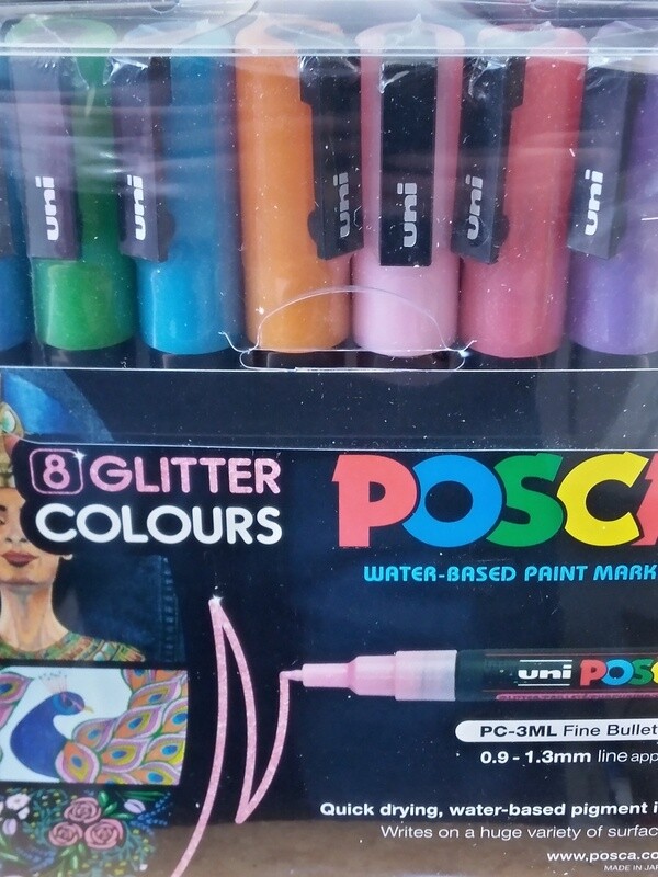 Uni Posca Markers FINE Tip PC-1 / PC-3