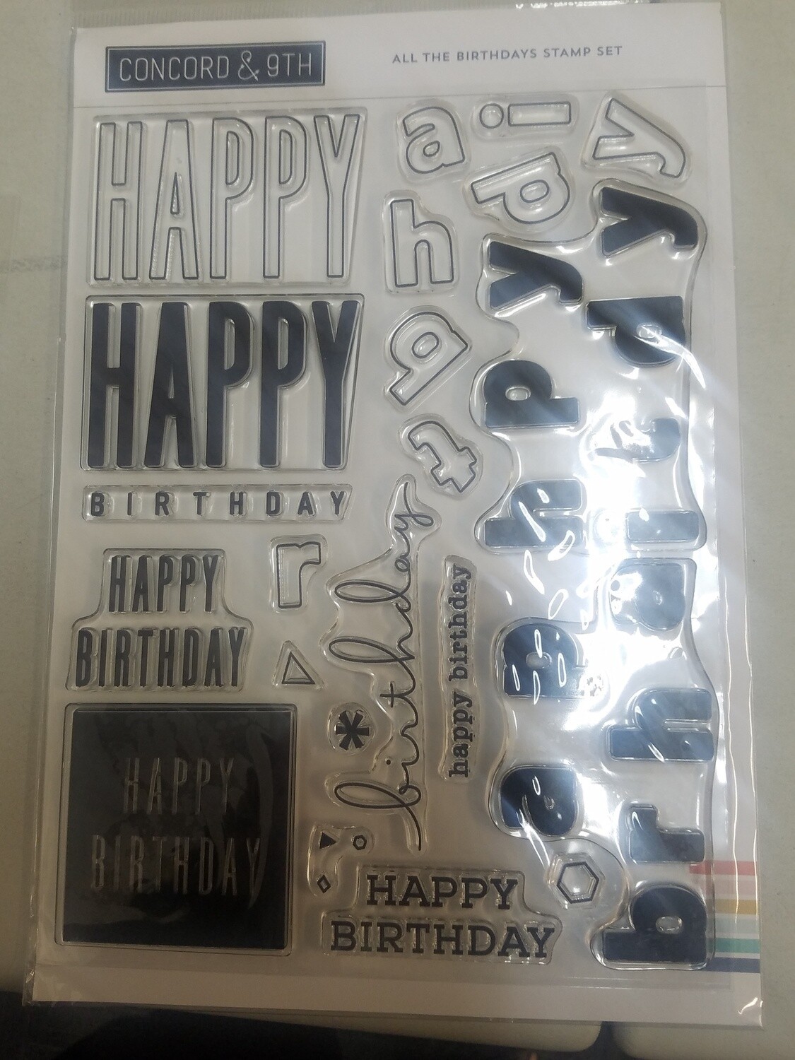 All The Birthdays stamp set