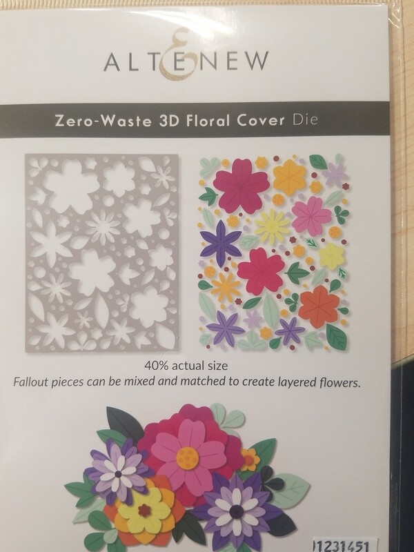 Zero-Waste 3D Floral Cover Die