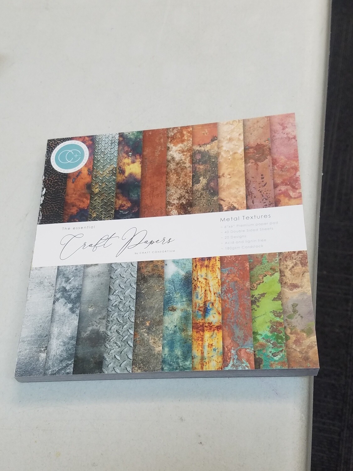 6x6 Paper Metal Textures
