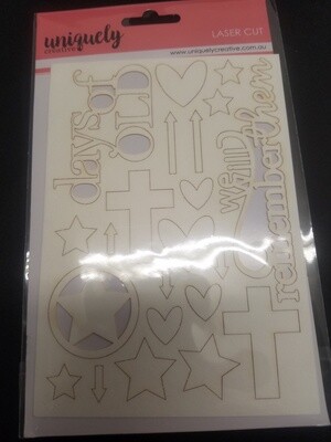 Tapestry of Time Laser Cut mdf