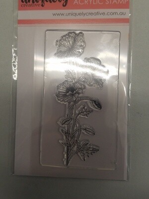 Remember When Poppy Stamp