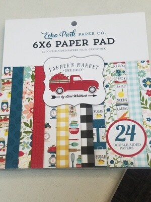 Farmers Market 6x6 paper pad