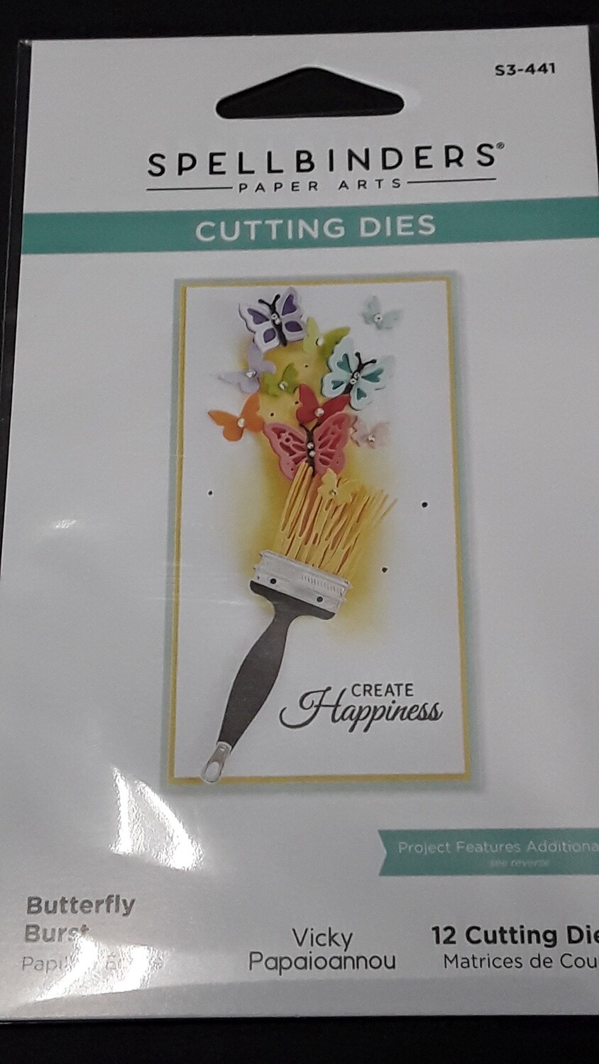 Spellbinders Cutting Die set, Style: Butterfly Burst