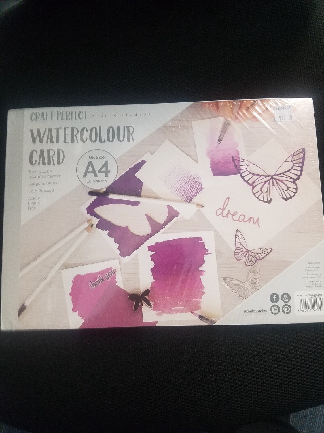 Watercolour Card A4