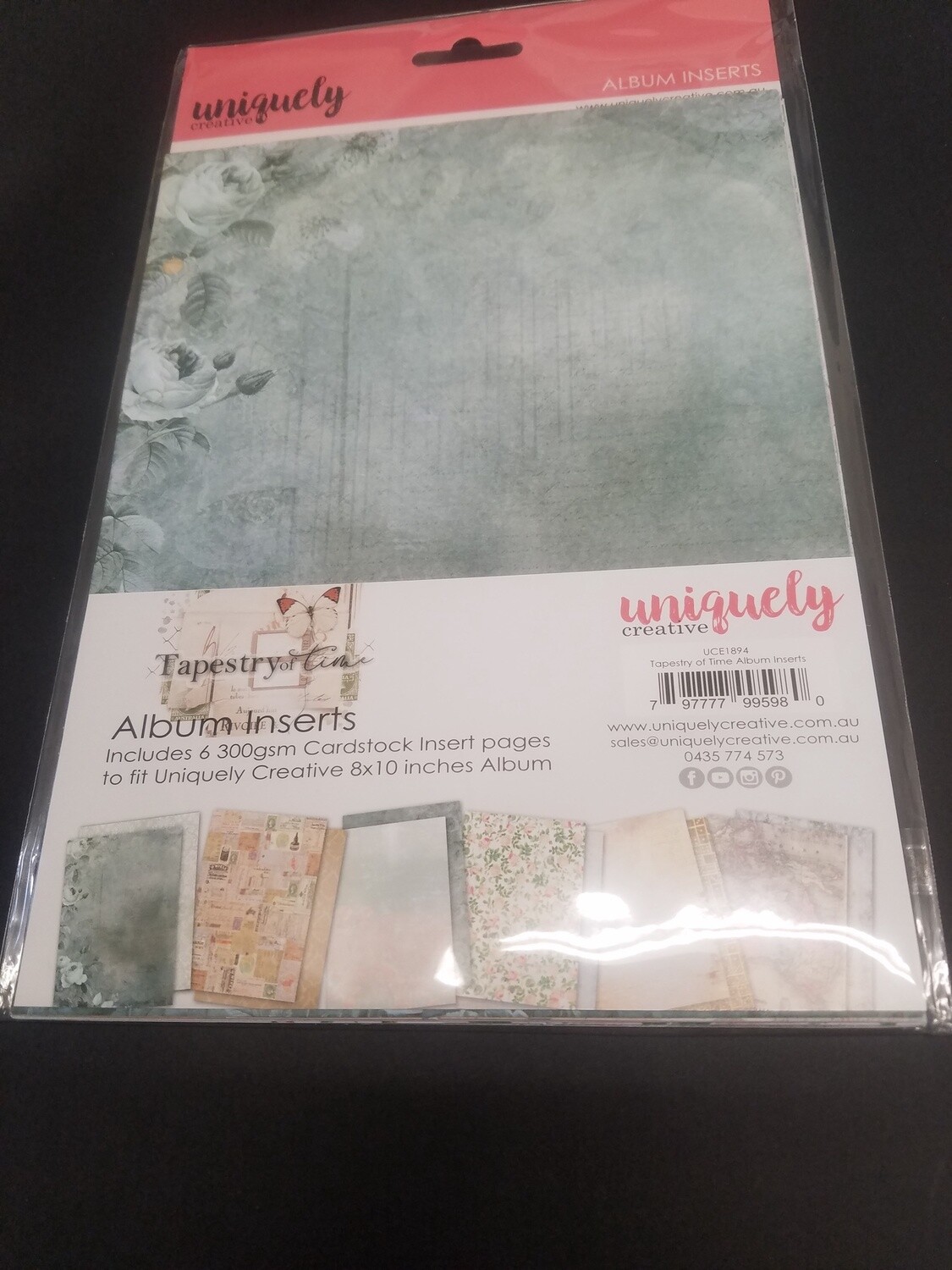 Tapestry of Time Album Inserts