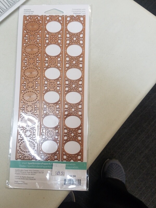 Stitched Kaleidoscope Strip die