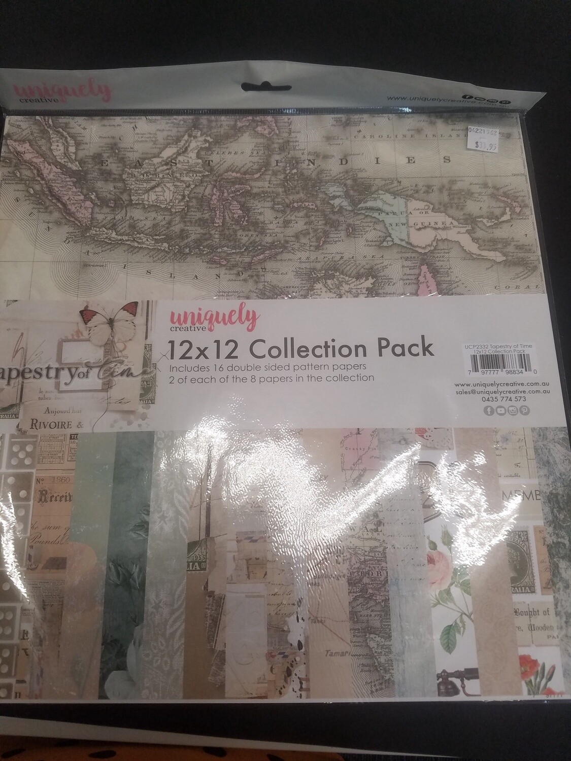 12x12 Scrap Booking 1/2 Packs Mixed Themes.
