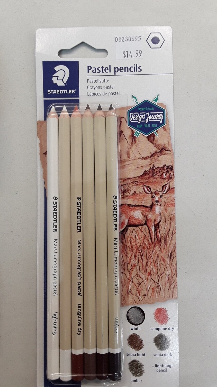 Lumograph Pastel Pencil 6pk