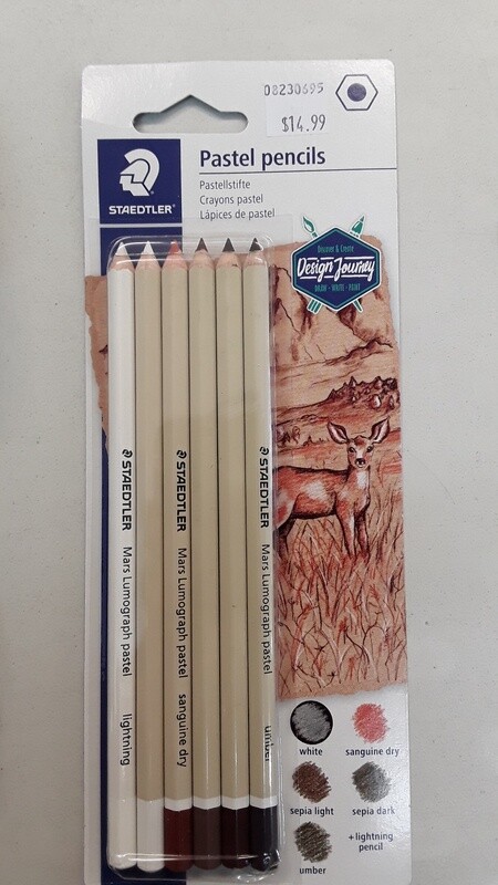 Lumograph Pastel Pencil 6pk
