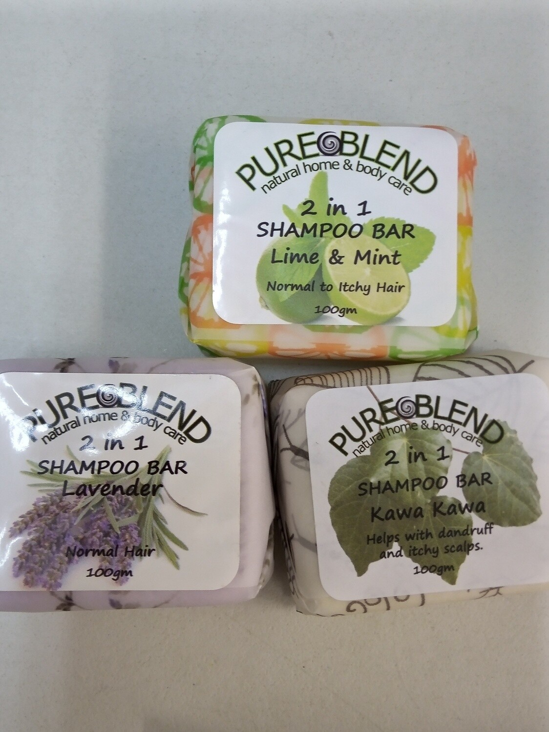 2 in 1 Shampoo Refill Bars mixed sizes