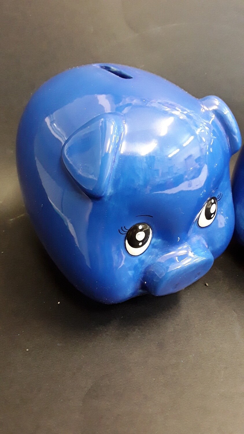Piggy/ Money Banks mixed styles, Style: Big Blue Piggy