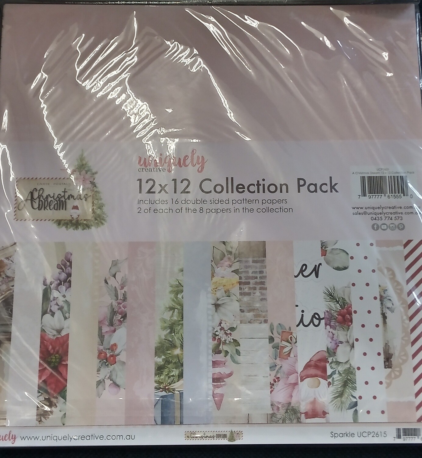 A Christmas Dream - Collection, Theme: 12x12 paper pack