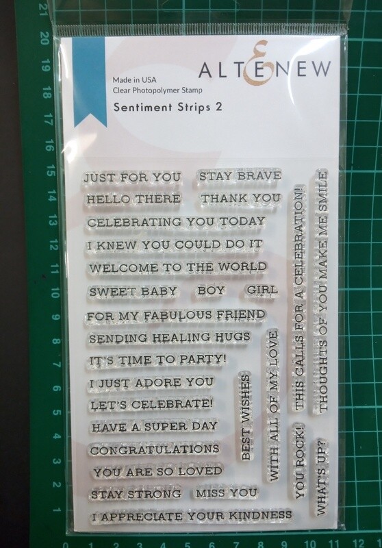 Sentiment Strips 2 stamps