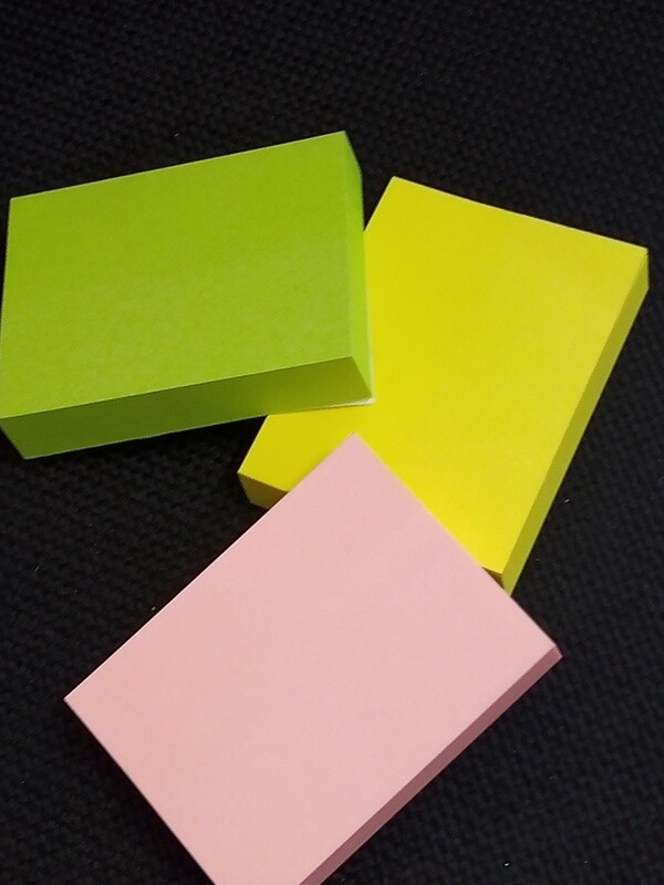 Post it Notes or Sticky Notes