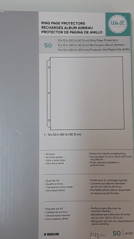 We R Ring Photo Sleeves - 50 pack