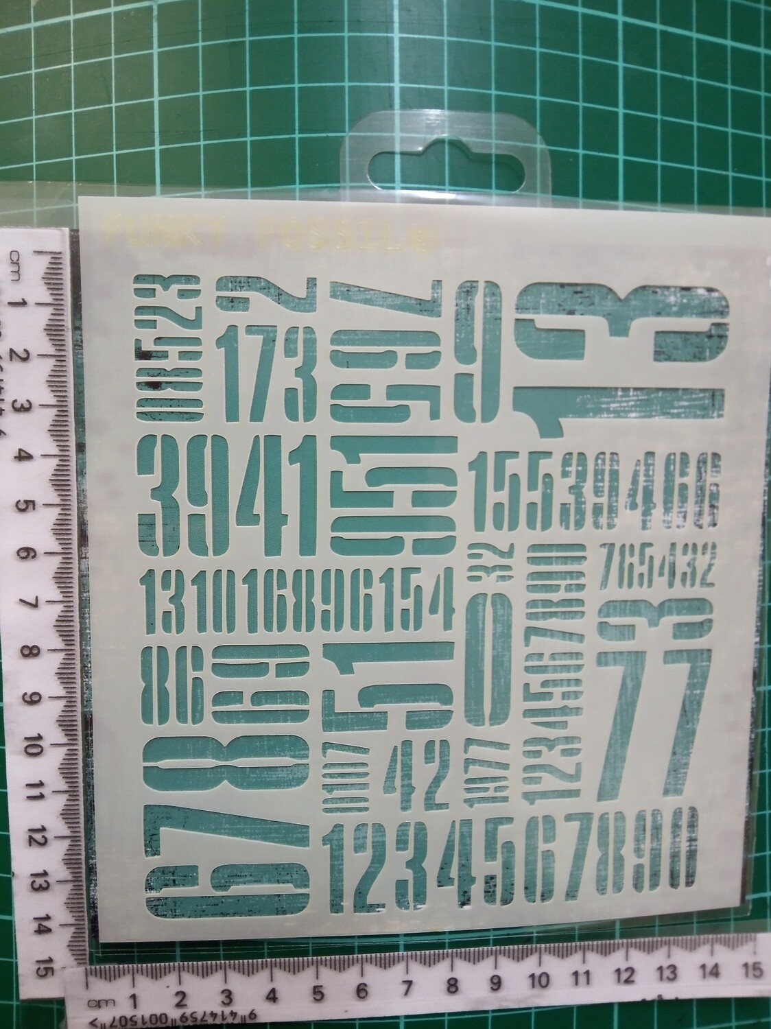 Funky Fossil Stencils, Theme: Code
