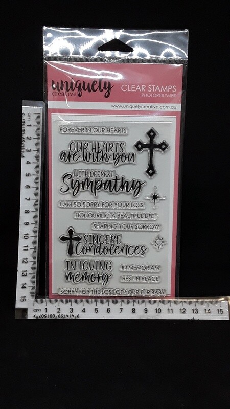 Sympathy Sentiments - stamp set