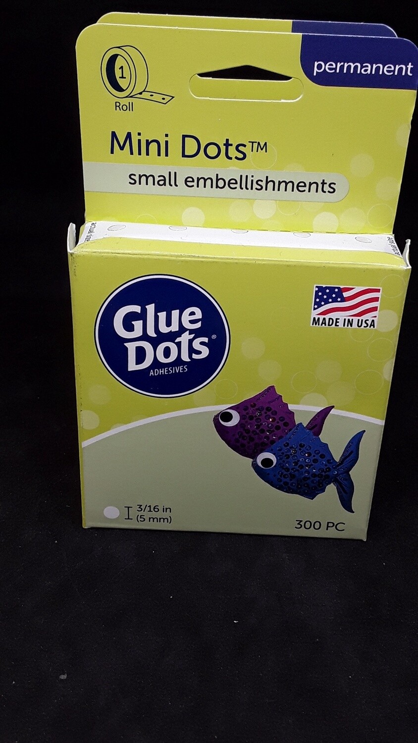 Glue Dots, Size and Type: Mini Permanent