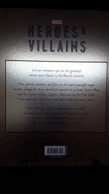 Marvel - Heros and Villains - A Journal by Nuck Fury