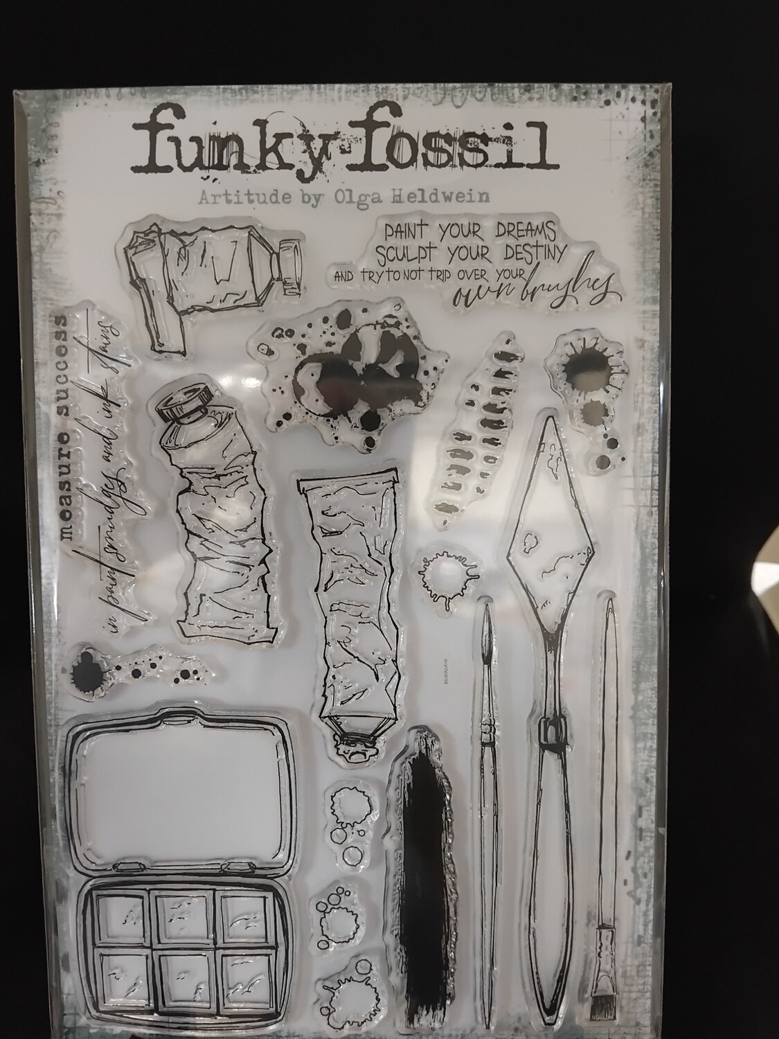 Funky Fossil A5 Stamps, Theme: Artitude