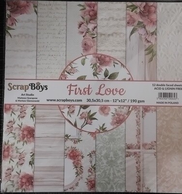 ScrapBoys 12x12 Paper Pack - First Love